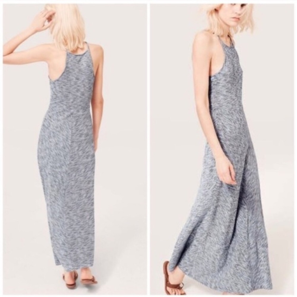 Lou & Grey Striped Maxi dress NWT medium